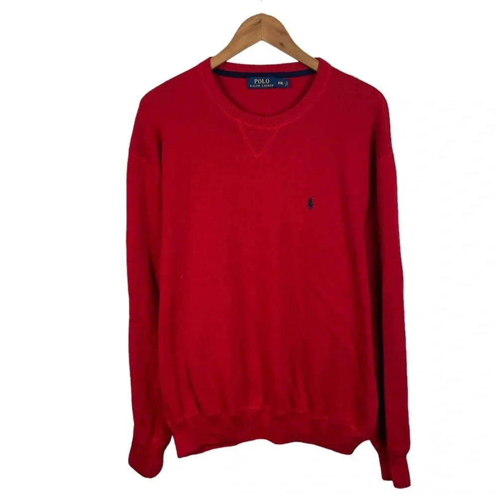 B11 Mens Polo Ralph Lauren Designer Crew Neck Pullover Sweater XXL